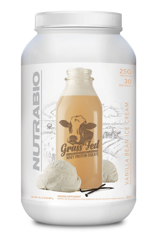NutraBio Grass Fed Whey Protein Isolate